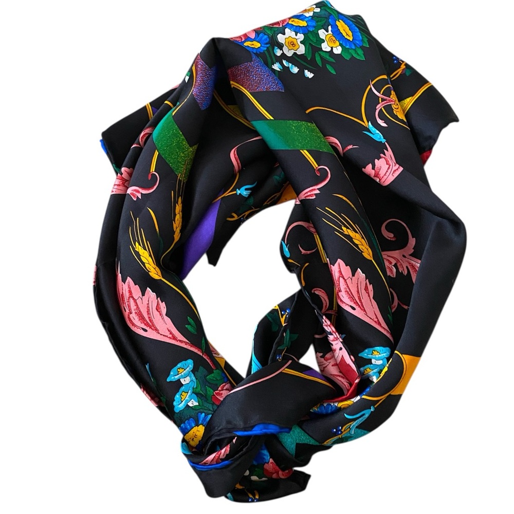 Rush Limbaugh 100% Silk Paisley Scarf Colorful Vintage Collector Accessory